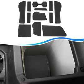 SXCY for 2022-2024 VW Taos Accessories Cup Holder Inserts Liner 2023 2024 Taos Door Slot Mats for Volkswagen Taos Accessories 2024 Taos Center Console Liners Anti-Dust Waterproof Mat (Black)
