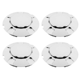 TRIBLE SIX 4pcs Chrome Wheel Center Hub Caps C3328N Replacement for 1998 1999 2000 2001 2002 2003 Ford Expedition 4.6L 5.4L