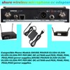 MSZLZTD 15V Power for shure Wireless Microphone ac Adapter, Compatible
