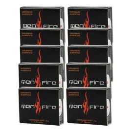 Men Fire (energizante) 10 Piezas Con 4 Cápsulas C/u Protgt Sin Sabor