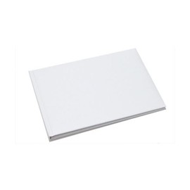 Plain White Book Especially for Own Decoration, Craft or Guest Book