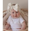 GEZISAN Baby Headbands Waffle Hairband with Bows for Baby Girls