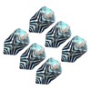 PATIKIL Slim Dart Flights, 6 Pack PET Unique Design Dart
