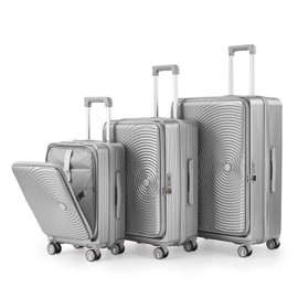 Luggage Sets 3 Piece (20/24/28): Expandable Carry-On Luggage with TSA Lock, Hard Shell & Spinner Wheels