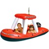 Zone Tech Fireboat Squirter Inflatable Pool Toy, Fire Rescue Theme,