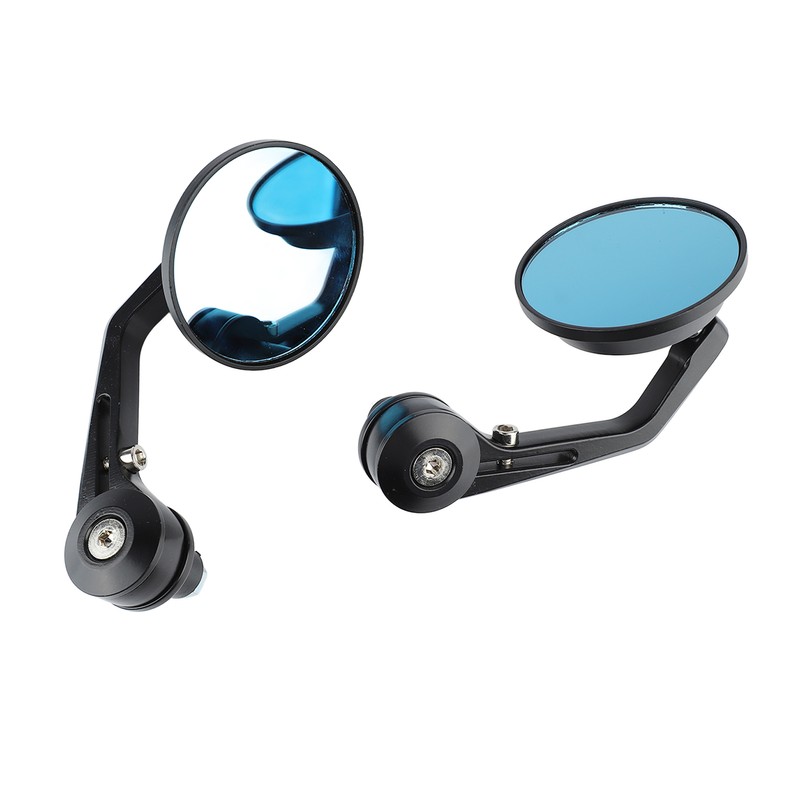 Pair of Motorcycle Rearview Mirror Wide View Aluminum Alloy Universal