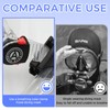 SIXDAWANJIA 3 Pack Snorkel Keeper Clip, 25mm Universal Snorkel Holder