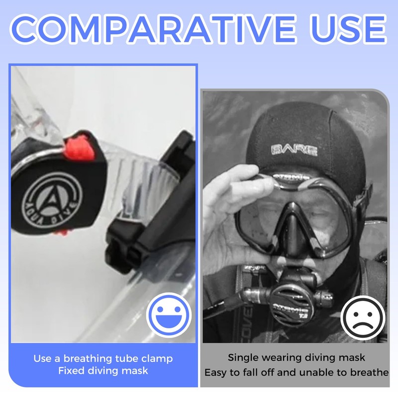 SIXDAWANJIA 3 Pack Snorkel Keeper Clip, 25mm Universal Snorkel Holder