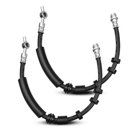 Front Right＆Left Brake Hose Fit for Land Rover Discovery Sport 2012-2019 Range Rover Evoque 2012-2018 Replace LR075356 LR057827 LR095287 LR135811 LR075355 LR059121 LR095289 LR135813
