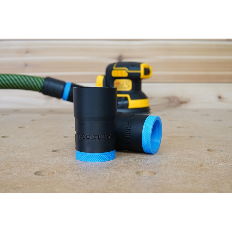 ToolCurve Hose Adapter compatible with Dewalt Sander for Festool 27mm