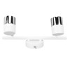 Track Light Kit 2 Heads 13.6in Length 2 Light Track