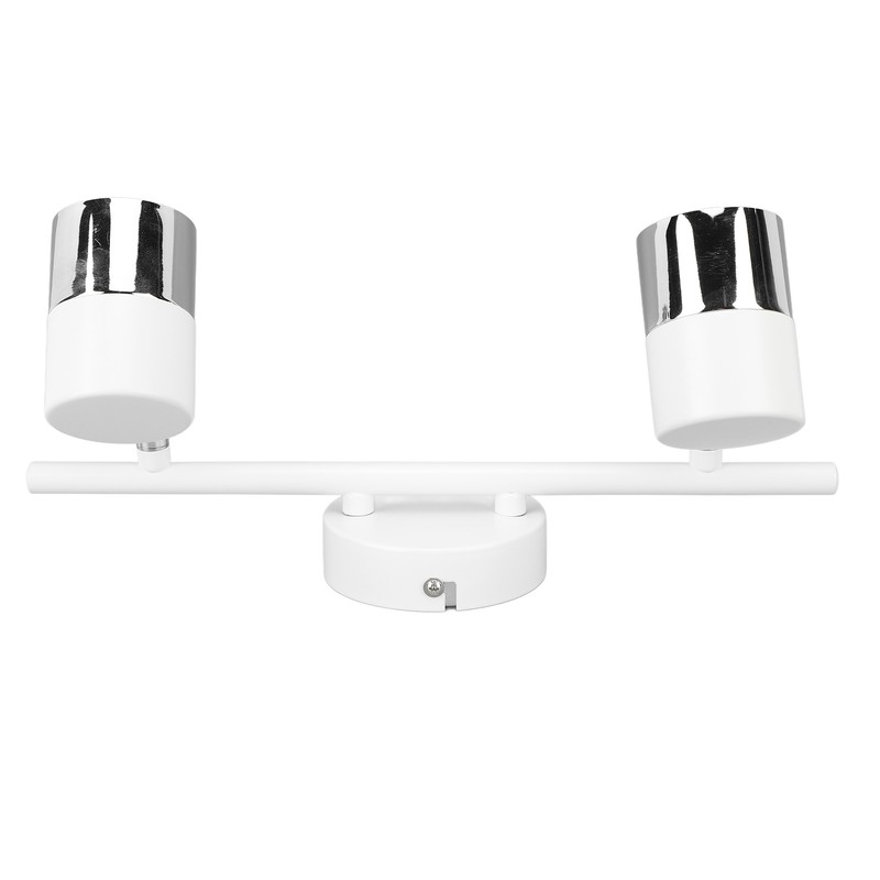 Track Light Kit 2 Heads 13.6in Length 2 Light Track