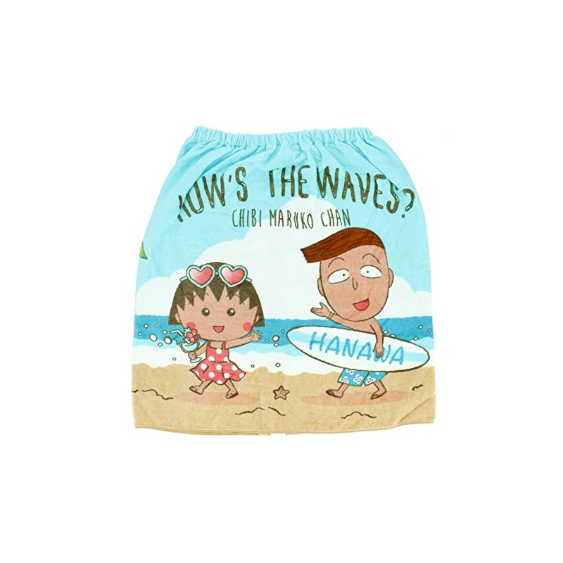 Chibi Maruko-chan Wrap Towel, 23.6 inches (60 cm) Length, Roll