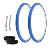 PRO+ Pair of Bicycle TIRE 700 X 38C BUE/Blue SIDEWALL