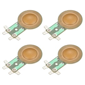 sourcing map 4 Pieces Tweeter Voice Coil Audio Speaker Resin Membrane Drive Head 8 Ohm 25.5 mm