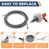 21338 Spin Drain Cable Replacement for Ridgid Auto-Spin Drain Snake,