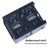 DIANQI 1 Pack Terminal Block, 200A 3 Positions Dual Row