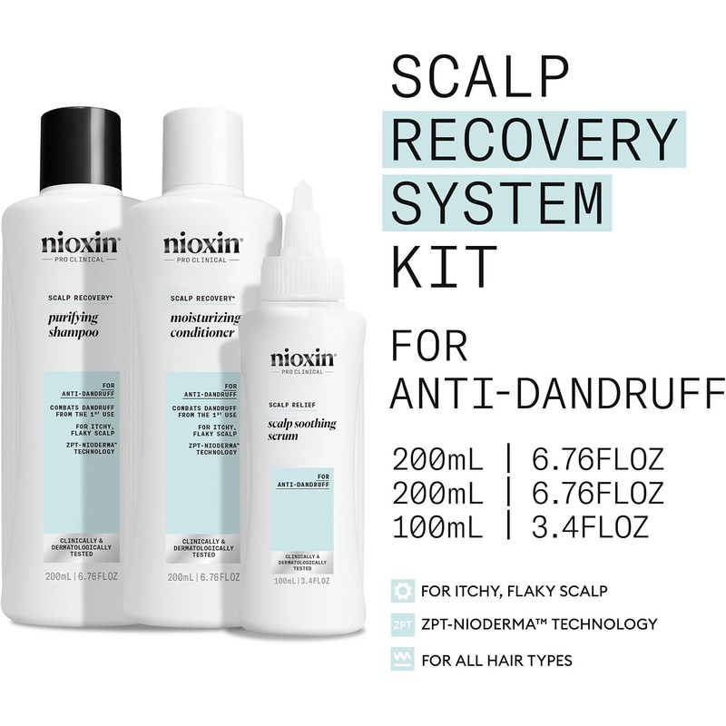 Nioxin Kit del Sistema Scalp Recovery™ - Picor y Caspa