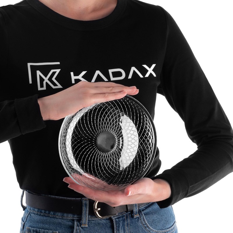 KADAX Glasteller 17.5 cm, 6er Set, Runder Teller aus Klarglas,