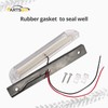 Partsam 4pcs 6" White 12 Led Utility Strip Light Boat