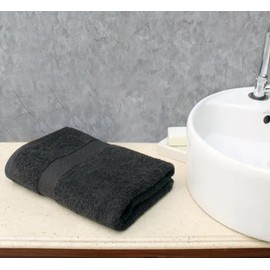 Delara 100% Organic Cotton Towels 650 GSM Plush Feather Touch Quick Dry Hand Towel, Pack of 6 GOTS Certified, Oeko-Tex Green Certified, Organic Cotton Hand Towel, 20"X30"