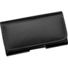 AQ Mobile Belt Case for Poco M4 Pro, Black Leather