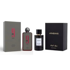 Exclusive combo: 9 PM Rebel EDP Spray for Unisex & Arabians by Ralfs Mejia 3.4 fl oz Eau de Parfum Unisex