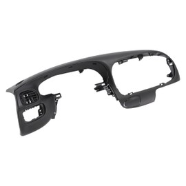 HECASA Dash Pad Bezel Compatible with 1997-2003 Ford F-150 Expedition ABS Plastic Dash Trim Bezel Replacement Painted Matte Black