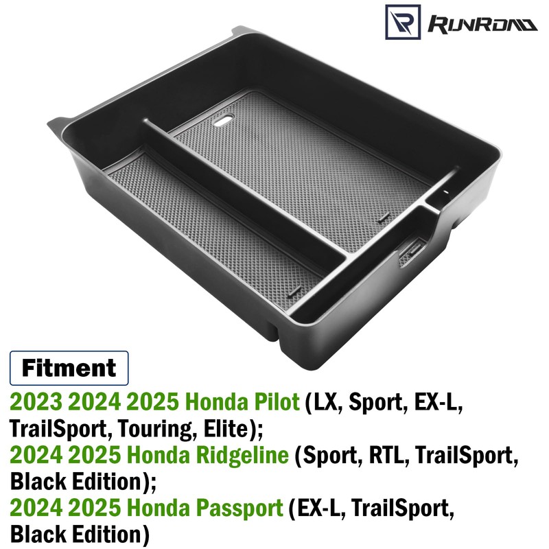 RUNROAD Center Console Organizer Compatible with Honda Pilot 2023 2024