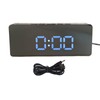 LED Clock Multifunctional USB Powered 3 Lighting Modes Snooze Time