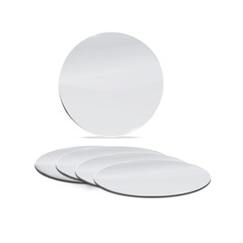 9 Inch Round Mirror for Tables at Wedding, Mirror Tiles for Crafts and DIY Projects