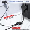 Ethernet Adapter for Fire TV Stick,100Mbps Micro USB to RJ45