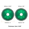 sourcing map 3pcs 4" Diamond Saw Blade, 7/8" (22mm) Arbor