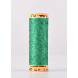 Gutermann Natural Cotton 100m Quilting Sewing Machine Sewing Thread Green - 8543