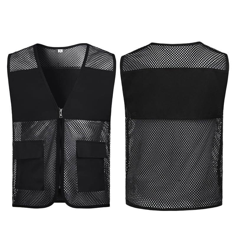 The largest selection Mesh Vest Work Vest Uniform Vest, black