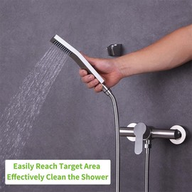 Shower Hose,79 Inches Extra Long Stainless Steel Handheld Shower Head Hose,Flexible Hand Held Extension, Universal Replacement G1/2