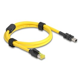 DeLOCK Cable RJ45 Connector Cat.6 to Mini I/O8 Pin D-Shape Type 2
