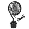 Car Fan Powerful Low Noise 3 Speeds Adjustable Portable USB