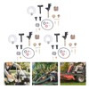 3 Set Carburetor Rebuild Kit Plastic Iron Carburetor Repair Kit