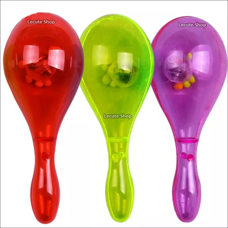 Maracas 12 Maracas Luminosas Fiesta Eventos Batucada Led Neon Party