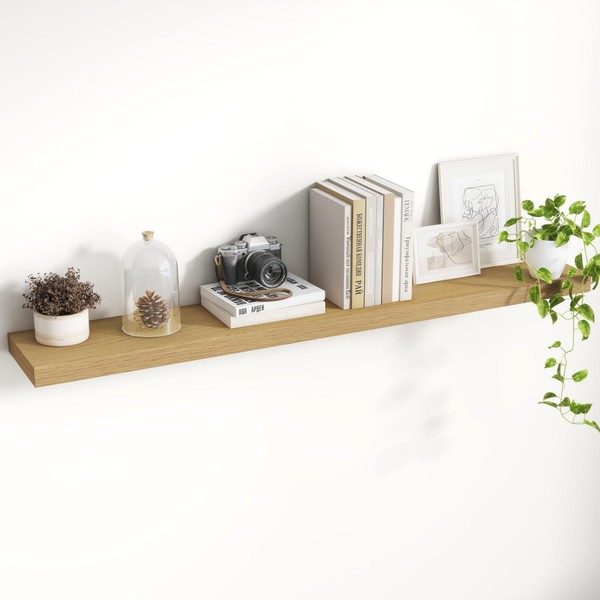 Acovy 48 Inch Floating Shelves, 8 Inch Deep Floating Shelves