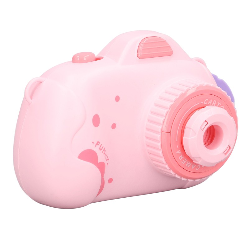 Kids Music Camera Pink Cute Adjustable Puzzle Kids Cartoon Projection