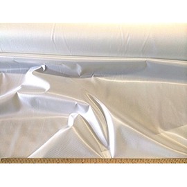 Ripstop Rip Stop Fabric Nylon Water Resistant White RS01