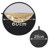 Zasvec Reflector 5-in-1 Folding Reflector 60 cm Round Folding Reflector