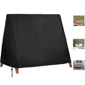 FLYMEI Outdoor Swing Cover Waterproof for A Frame Patio Swing/Outdoor Furniture Porch/Glider Hammock, Waterproof and Windproof, 72" L×55" W×67" H