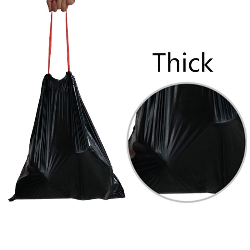 Begale - Bolsas de basura de fondo plano con cordón