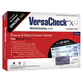 VersaCheck X9 Professional 2025 – 20 Users + VersaCheck ONLINE Pro 1yr Sub Bundle