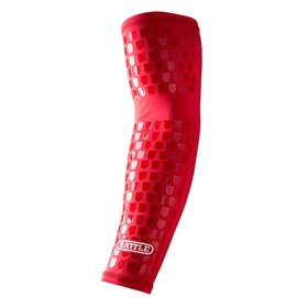 Battle Ultra-Stick Full Arm Sleeve – Compression Support Sleeves with Ultra-Tack Grip – Forearm and Elbow Protection, Single