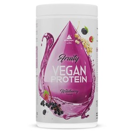 Peak Fruity Vegan Protein - 400 g Flavour Wildberry - 20 Servings I Clear Protein I Powder I Fat Free I No Added Sugar I with BCAAs I Perfect Solubility