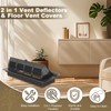 Vent Deflectors & Floor Vent Covers 4x10 inch, Easy Adjustable